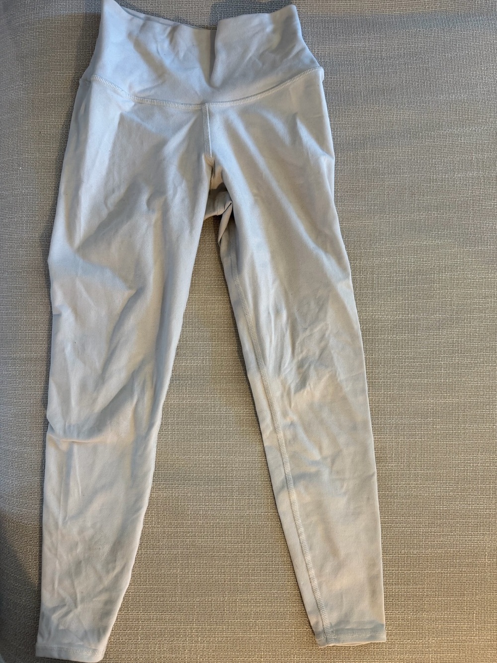 Alo Yoga High-Waist Airlift Leggings - Full Length, Gravel/Dove Gray